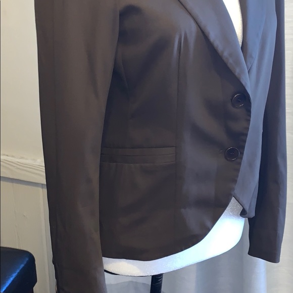 Theory 2 button Blazer Brown size 4 B2 - Picture 3 of 6